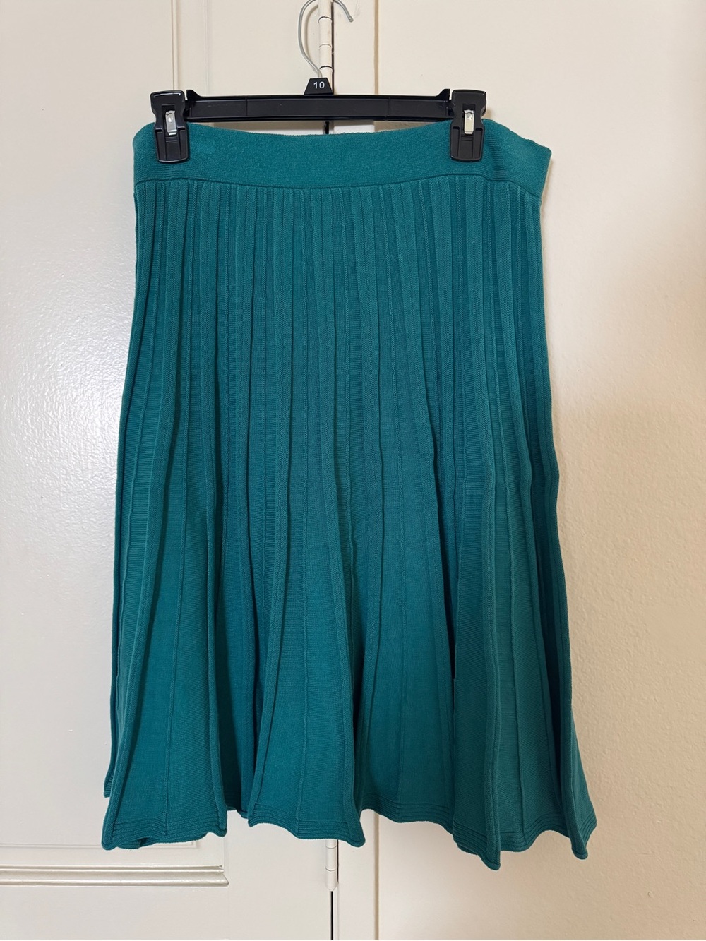 Teal Pleated Skirt